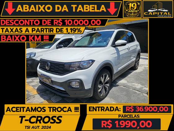 VOLKSWAGEN T-CROSS 1.0 200 TSI TOTAL FLEX AUTOMÁTICO VOLKSWAGEN T-CROSS 1.0 200 TSI TOTAL FLEX AUTOMÁTICO
